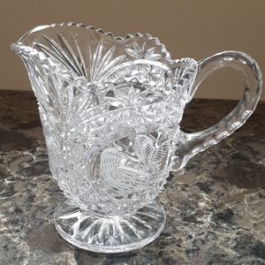 Vintage Hofbauer Byrdes Crystal Collection Pitcher